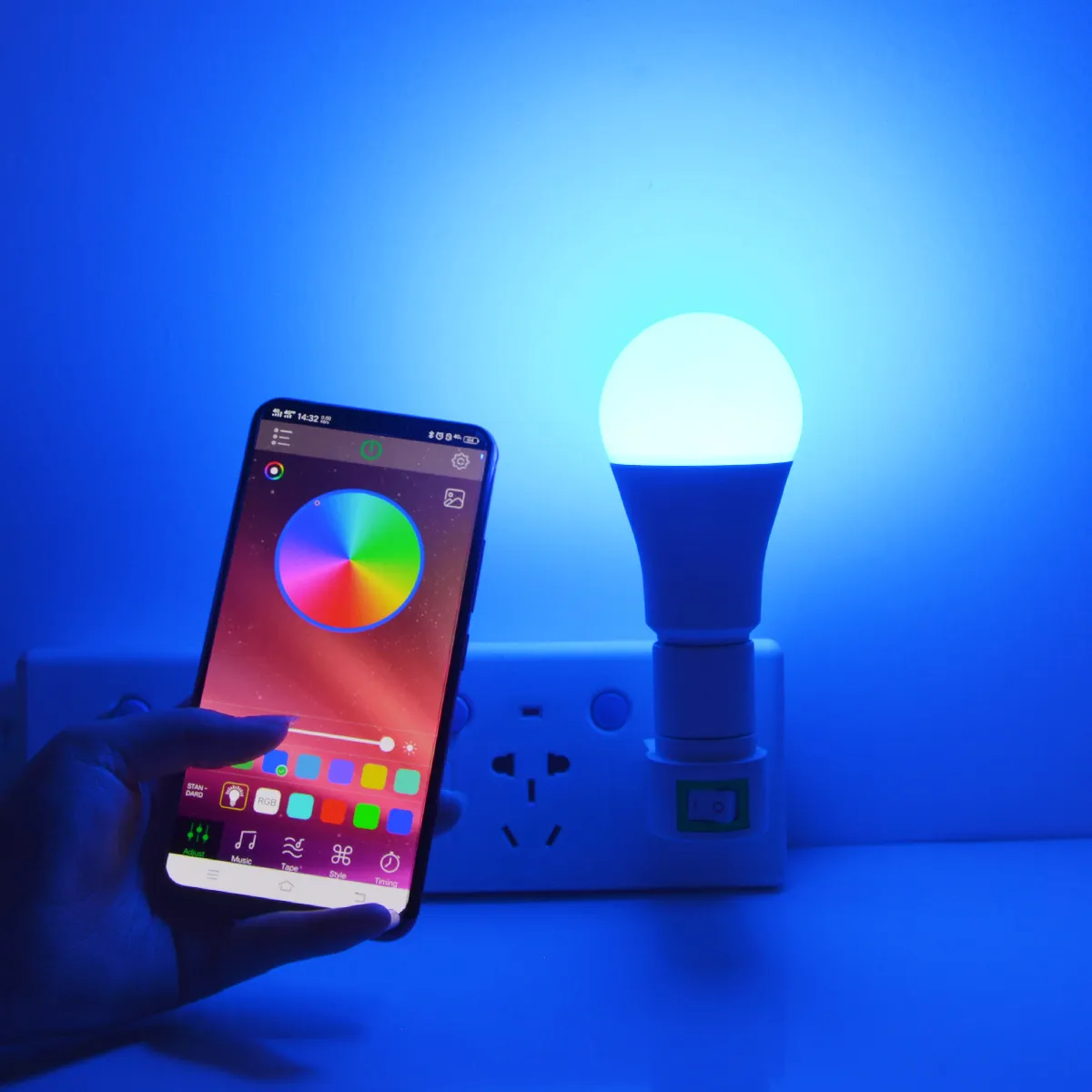 Lampada Wi-Fi Colorida
